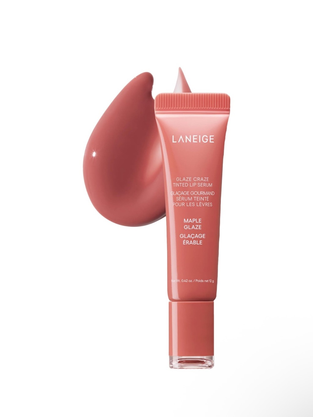 New! Laneige Maple glaze Tinted Lip Serum — (Pink-Brown)